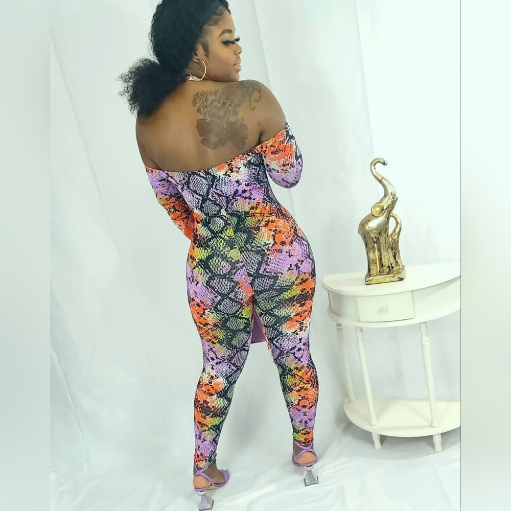 💜🐍Venemous Jumpsuit🧡🐍